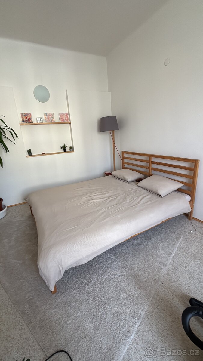 Dřevěná postel ikea 160x200 Tarva - 2