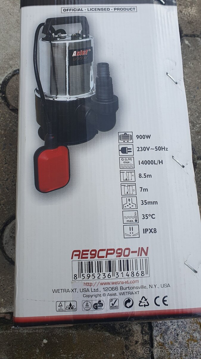 Čerpadlo ponorné ASIST 900W - 2
