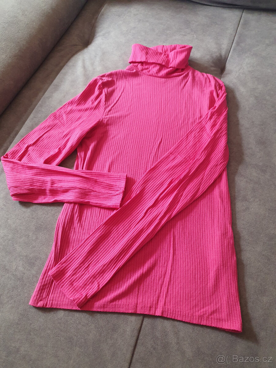 Amisu Tenký Růžový Rolák vel. L - 2