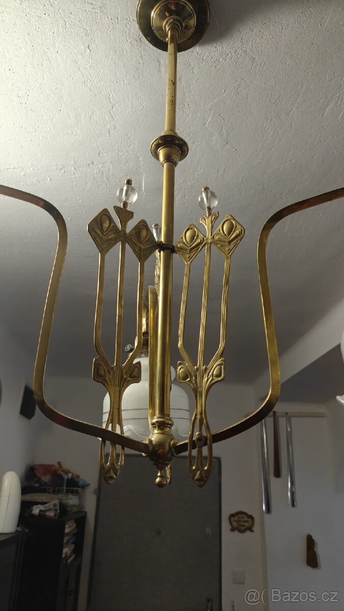 Mosazný lustr - 2