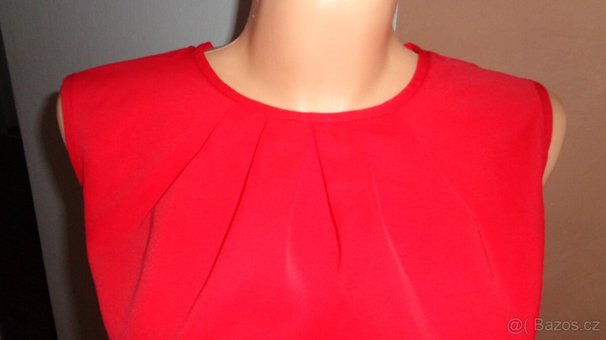 Červená halenka NOVÁ vel.XXL-přibl.48 (19) - 2