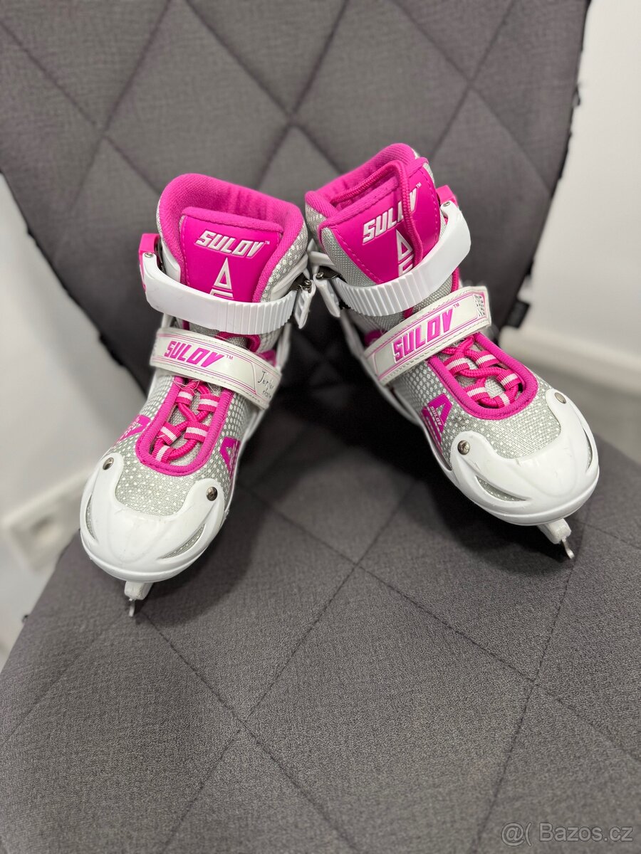 Dívčí brusle rostoucí 30-33 - 2