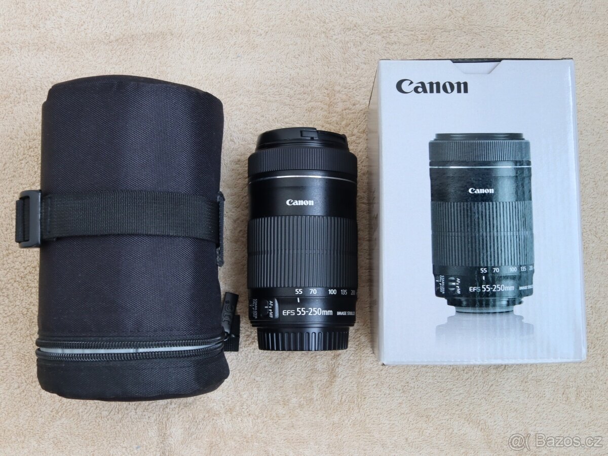 Canon EF-S 55-250mm f/4-5.6 IS STM + pouzdro + slun.clona - 2