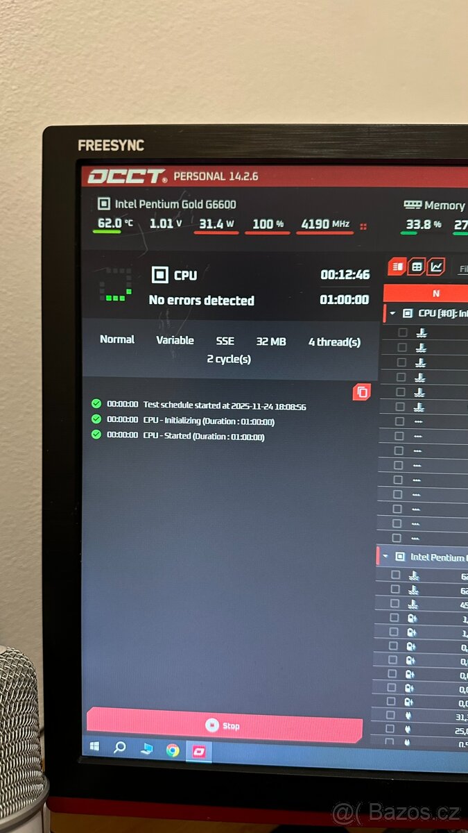 Prodám procesor Intel Pentium Gold G6600 - 2