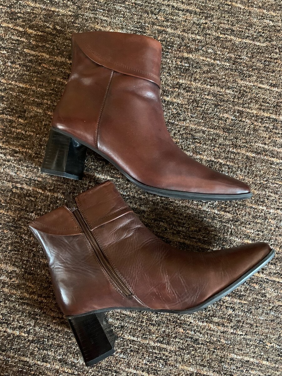 Dámské kožené boty vel. 40 - 2