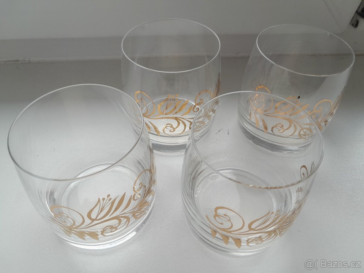 Sada 4 skleniček - whiskovky - 2
