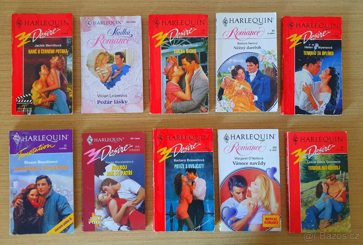 Knihy Harlequin za 0,20 EUR - - 2