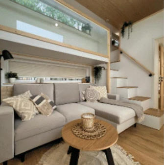 Kvalitní TINY HOUSE ve skandinávském stylu, 32,9m2 - 2