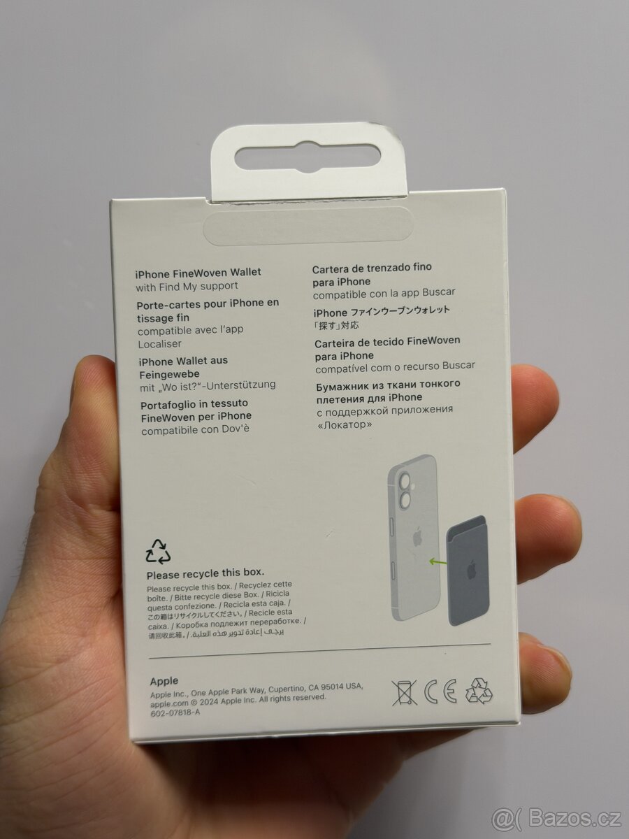 Apple wallet - fine woven - 2