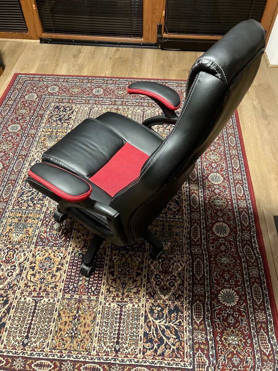 Studenstská otočná židle koženka - 2