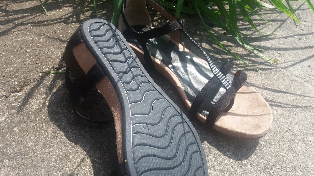 Černé sandálky 41 - 2