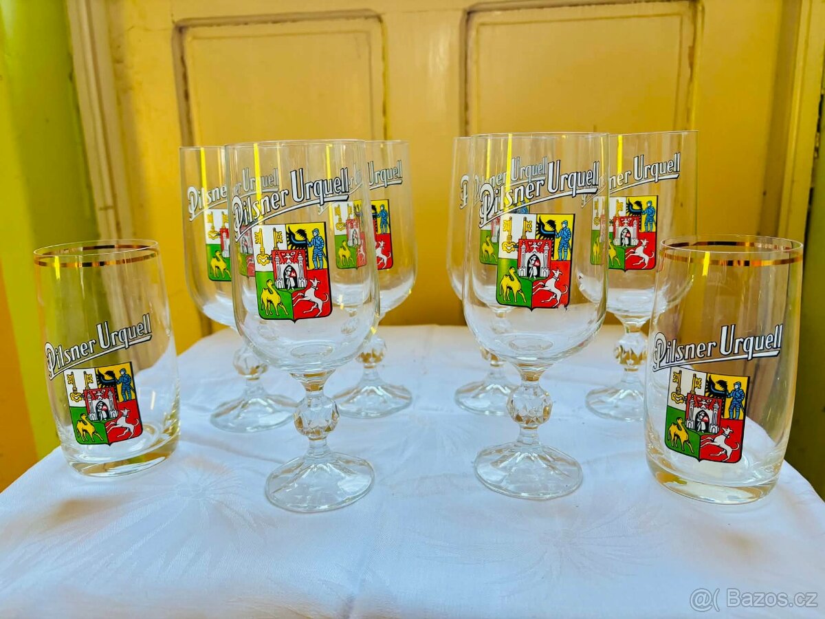 Sada sklenic Pilsner Urquel. 6 + 2 ks - 2