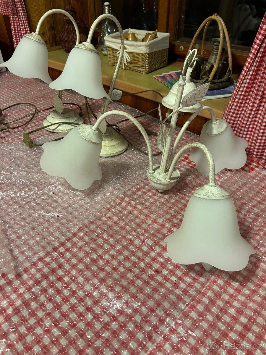 Lustr a 2 lampičky sada - 2