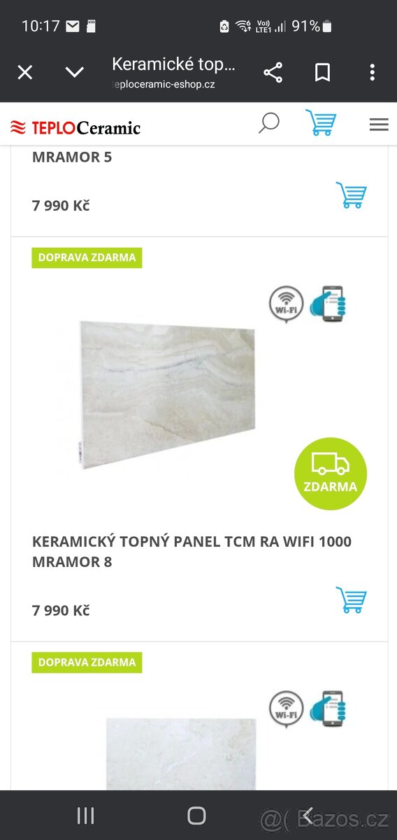 Topný panel keramický - 2