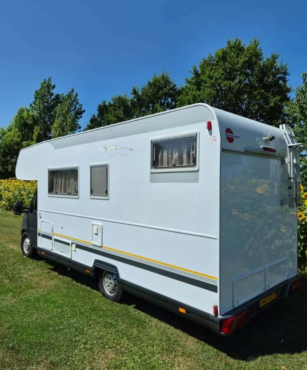 Fiat ducato Burstner velká garáž, 6 míst - 2