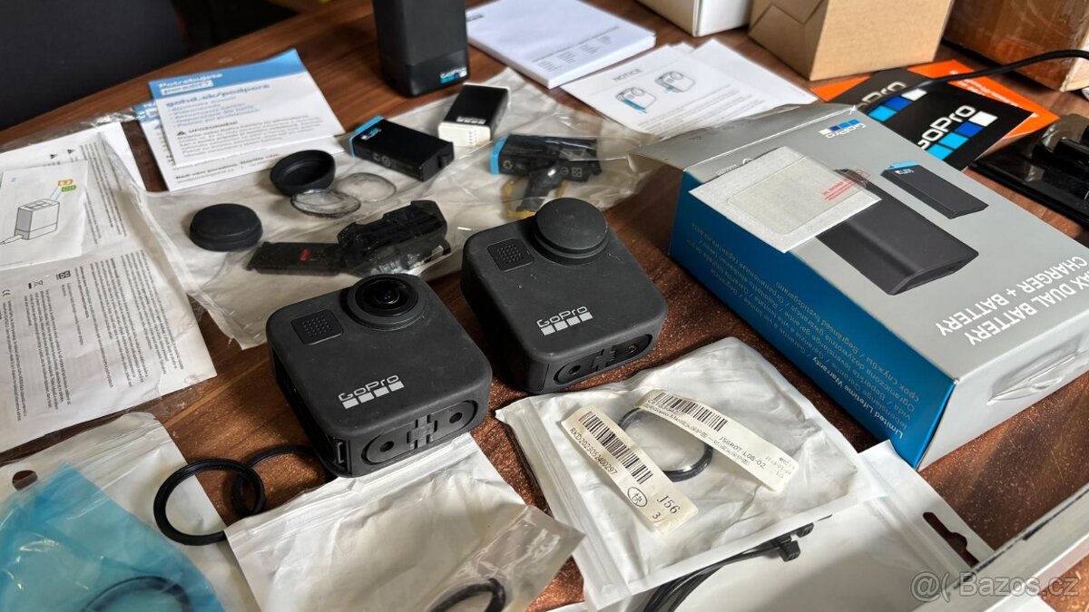 2x Kamera Gopro Max 360 + maxi příslušenství - 2