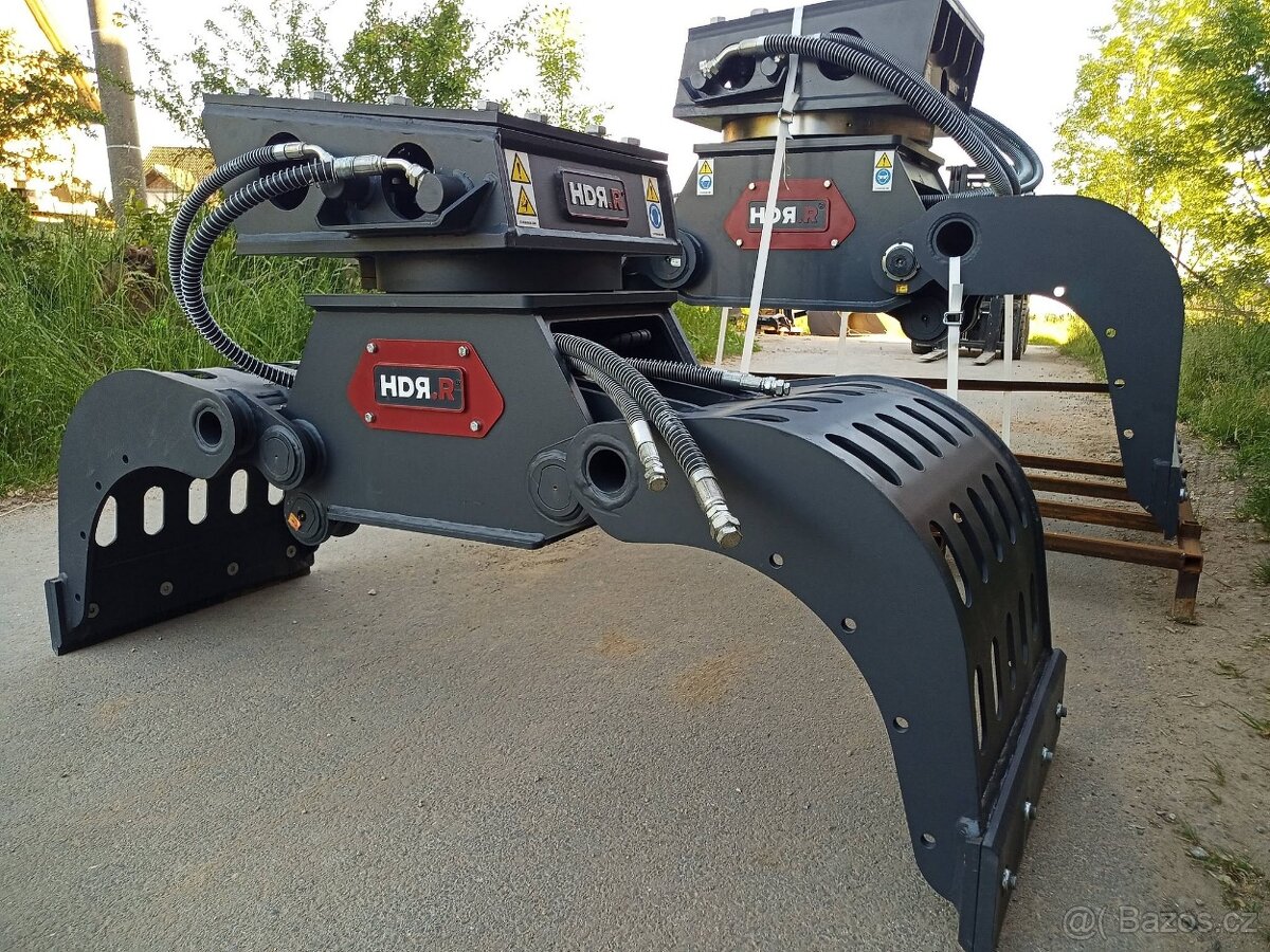 Drapák s rotátorem pro bagr 9-13t - 2