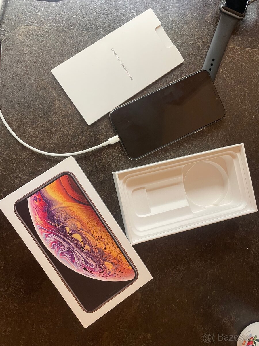 iPhone XS 64 GB zlatý, top stav, nova baterie - 2