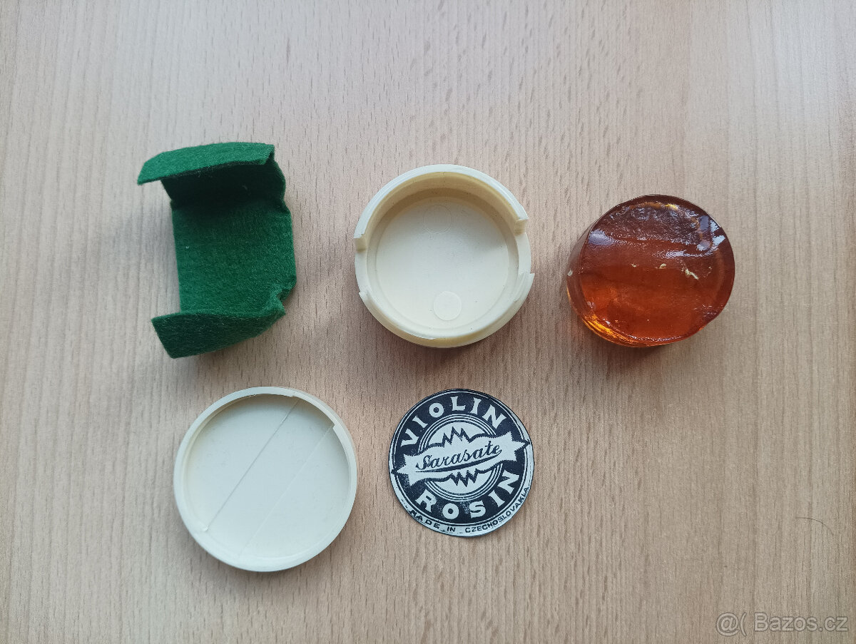 Retro vintage kalafuna Sarasate violin rosin - Made in ČSSR - 2