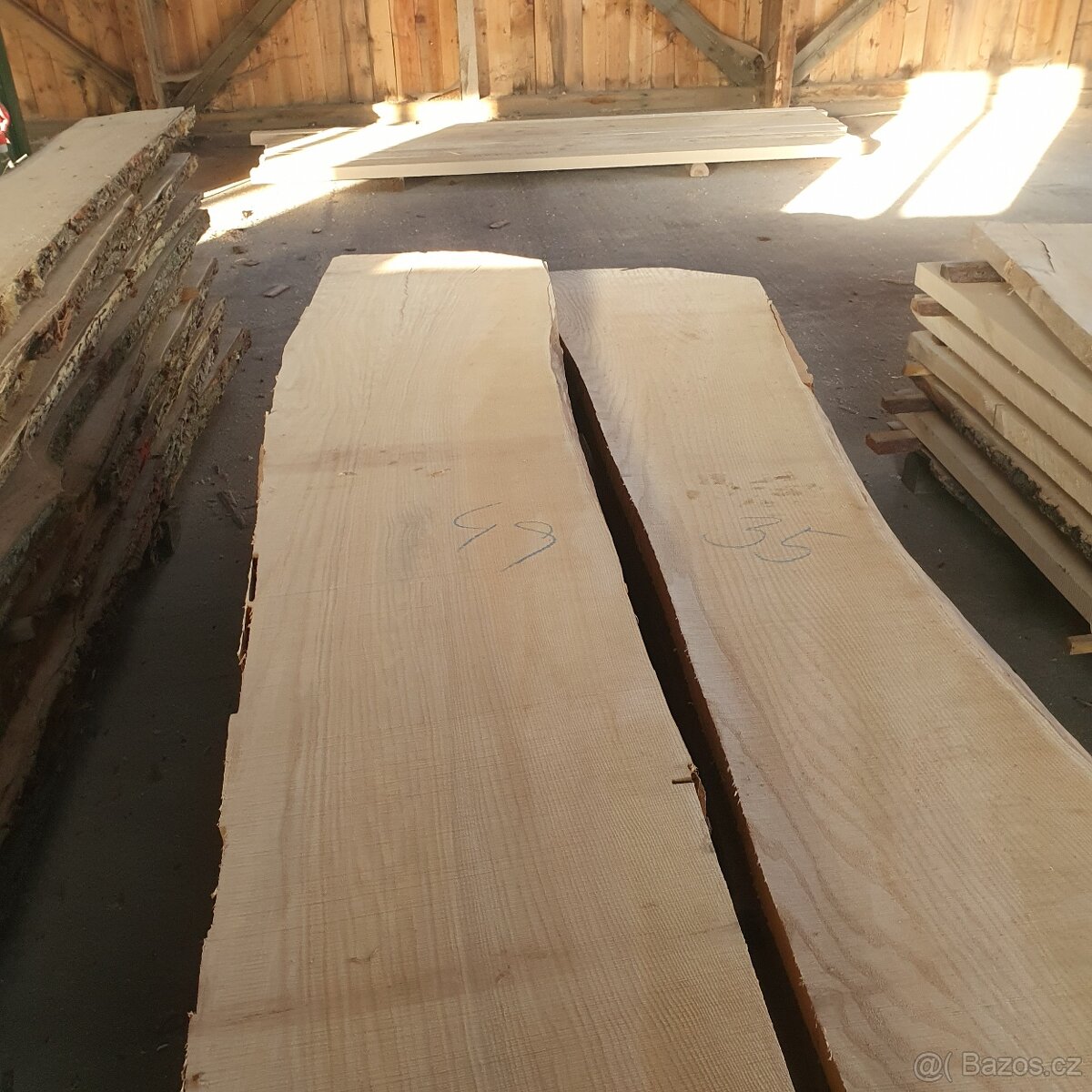 Jasan sušené fošny 50 a prkna 32 - 2