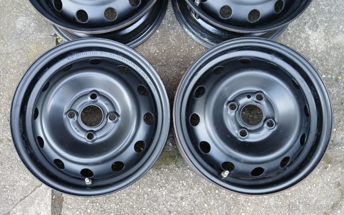 plechové disky 4x100 r14 Kia, Hyundai, Suzuki, Toyota - 2