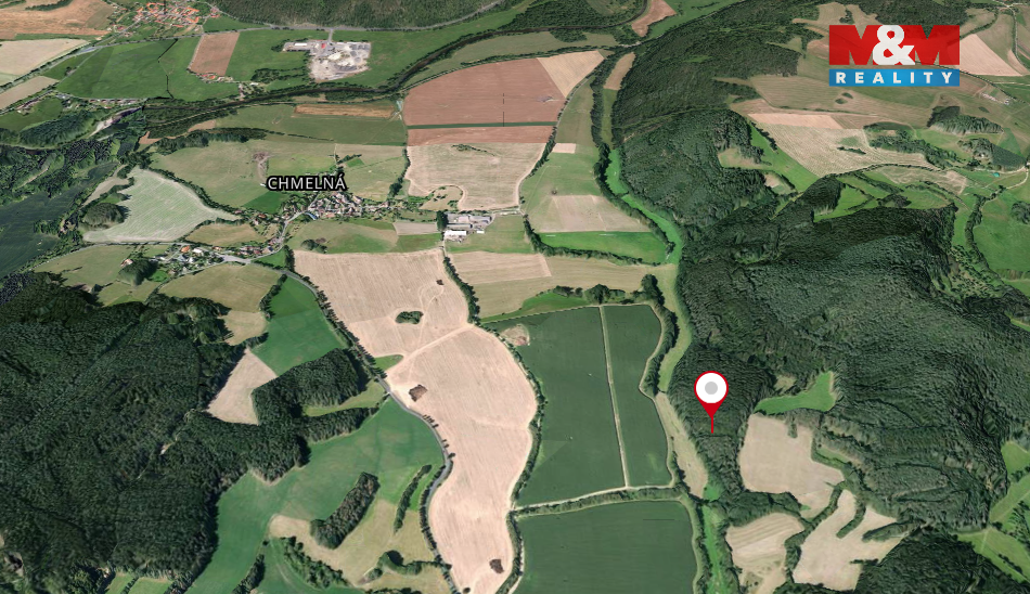 Prodej lesa, 33931 m², Chmelná u Sušice - 2