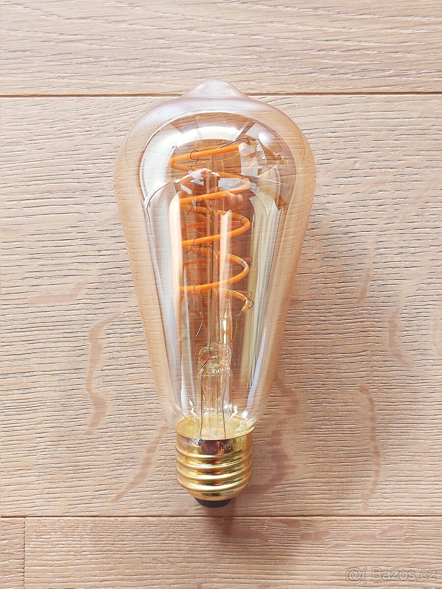 Dekorativní LED žárovka E27 teplá bílá - 2