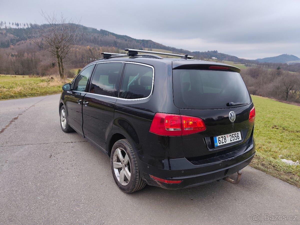 Volkswagen sharan 2.0tdi, tažné, 7 sedadel, dsg - 2