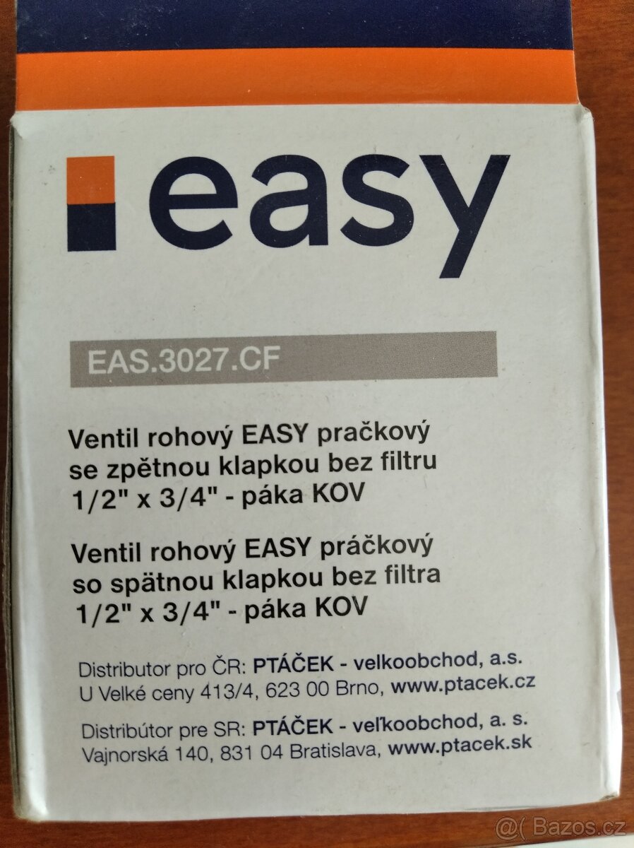 Ventil rohový pračkový - 2