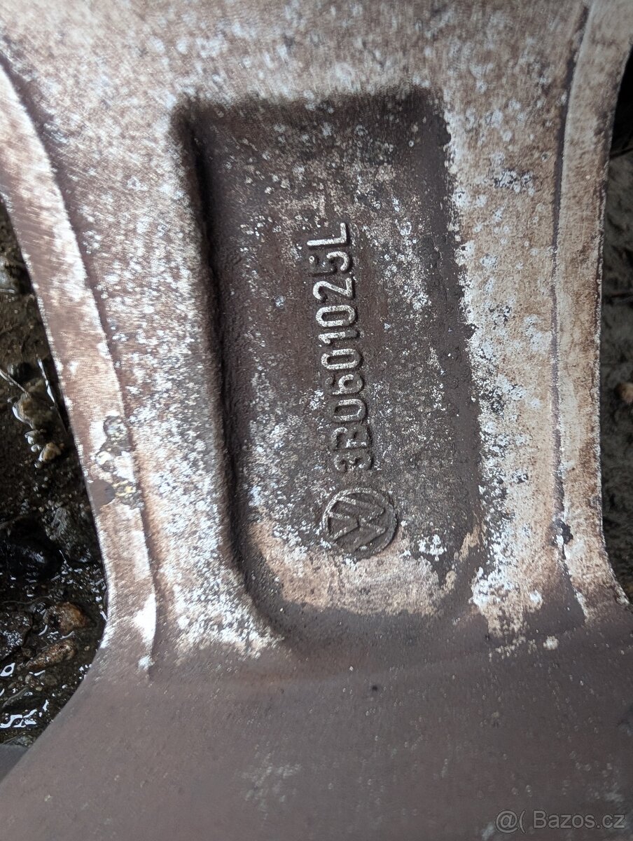 Original vw disky 7jx16H2 ET37 - 2