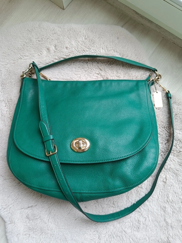 Zelená kabelka Coach - 2
