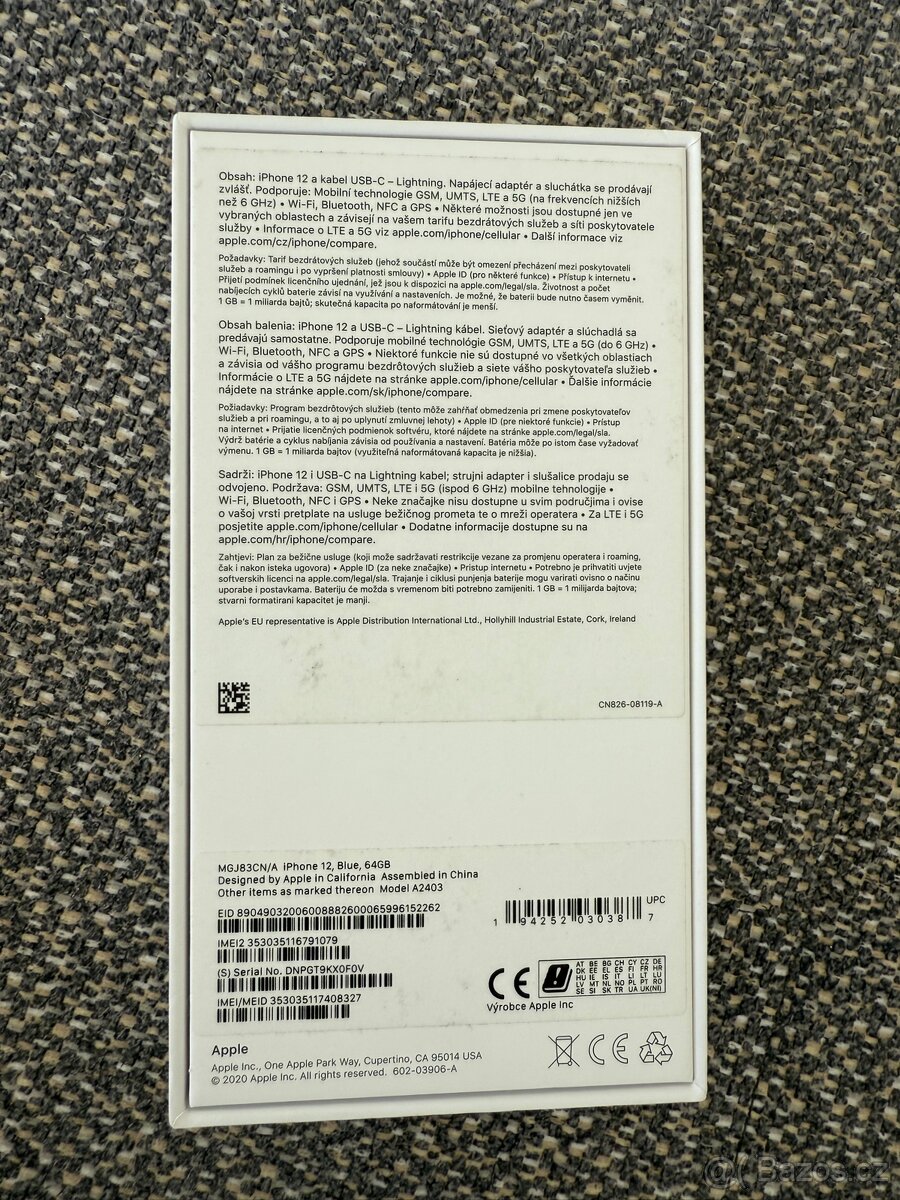 Krabice iPhone12 - 2