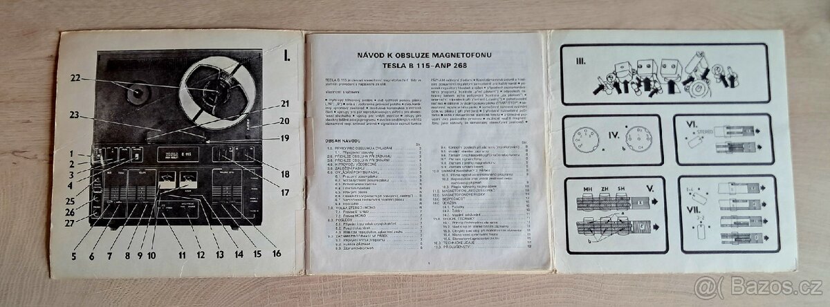 Tesla, Technics - uživatelské manuály - 2