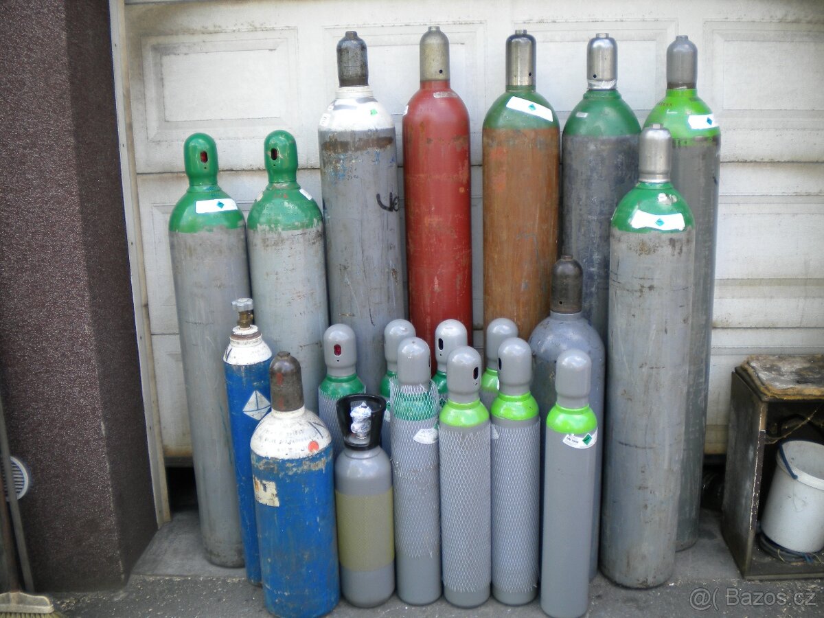 Koupím tlakové lahve. - 2