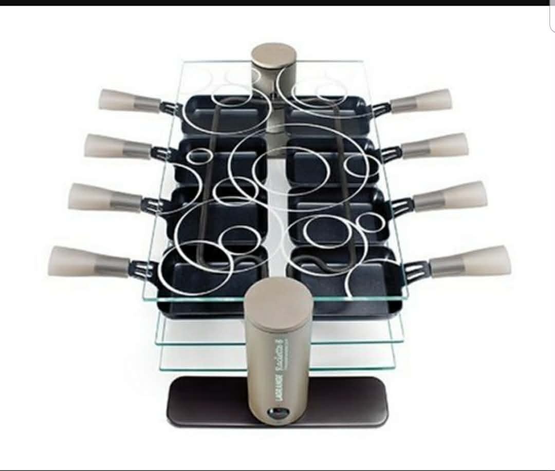 Skleněný raclette gril - 2