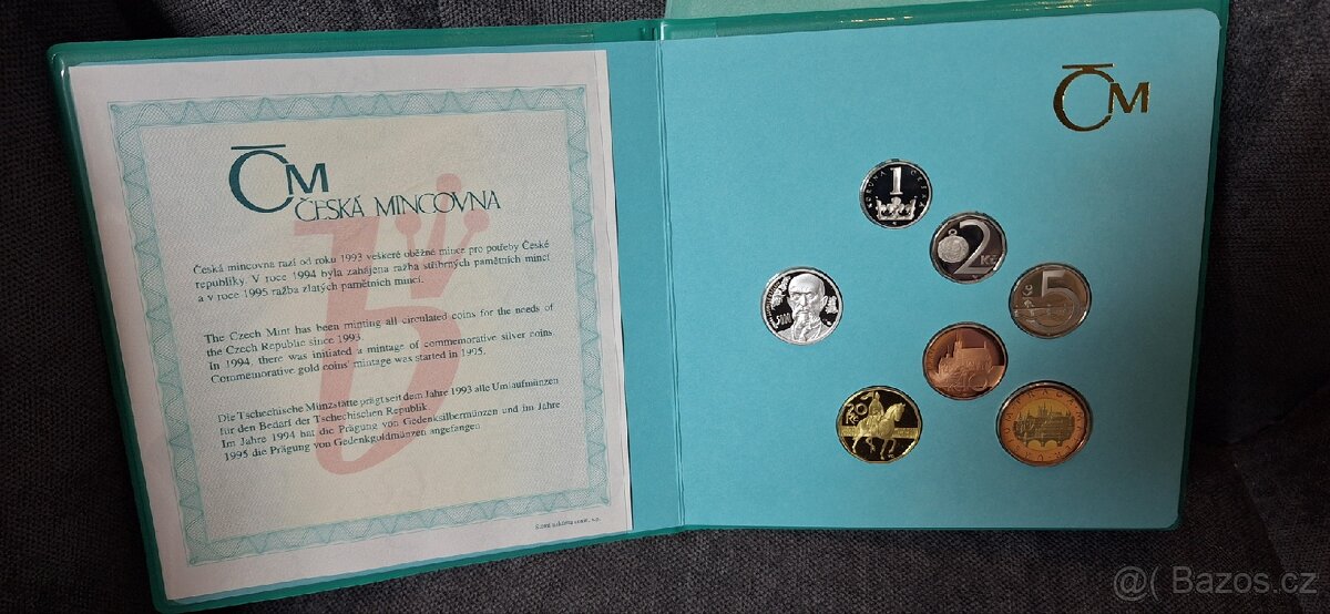 Sada oběžných mincí proof 2010 semiš - 2