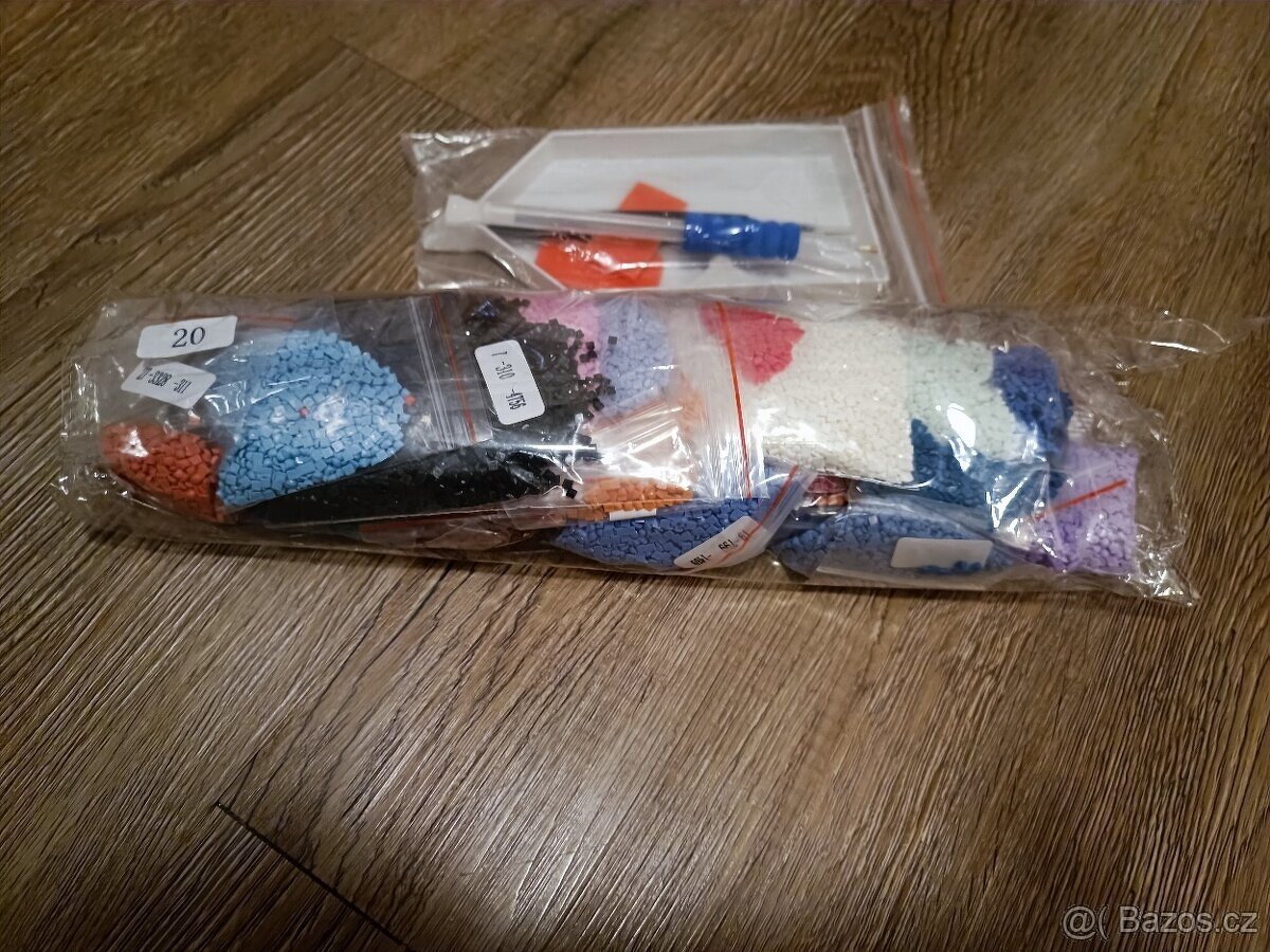 Diamantové malování - tygr pod stromy - 2