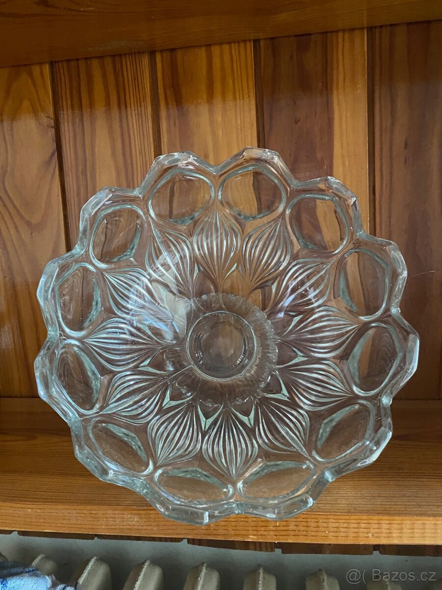 SKLENĚNÁ RETRO MÍSA NA NOŽCE - 2