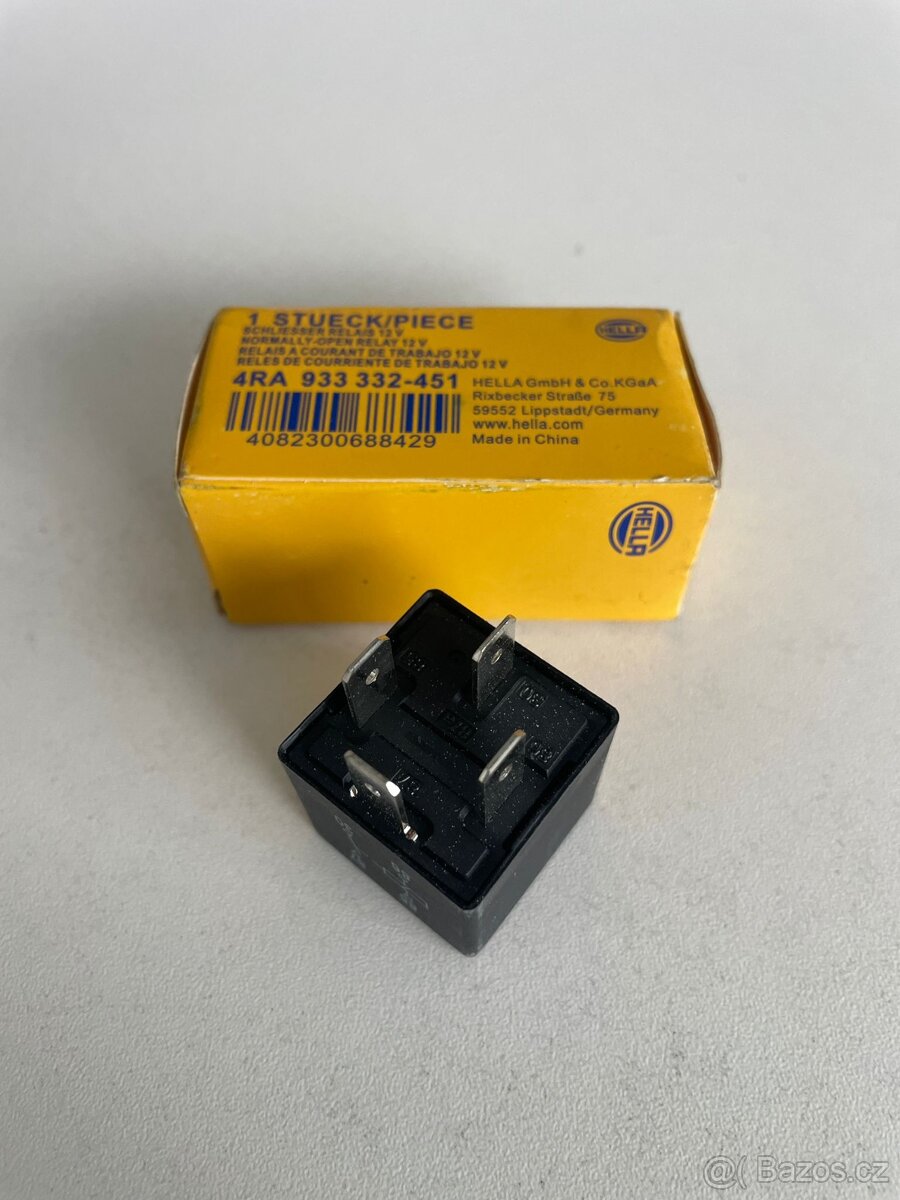 Relé spínací 12V 40A 4RA933332-451 HELLA - 2