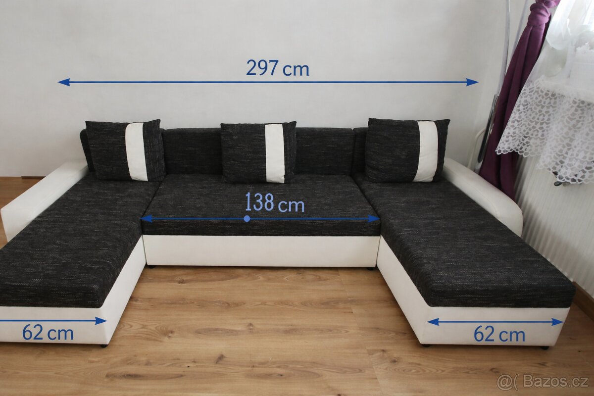 Sedací souprava do U - 2