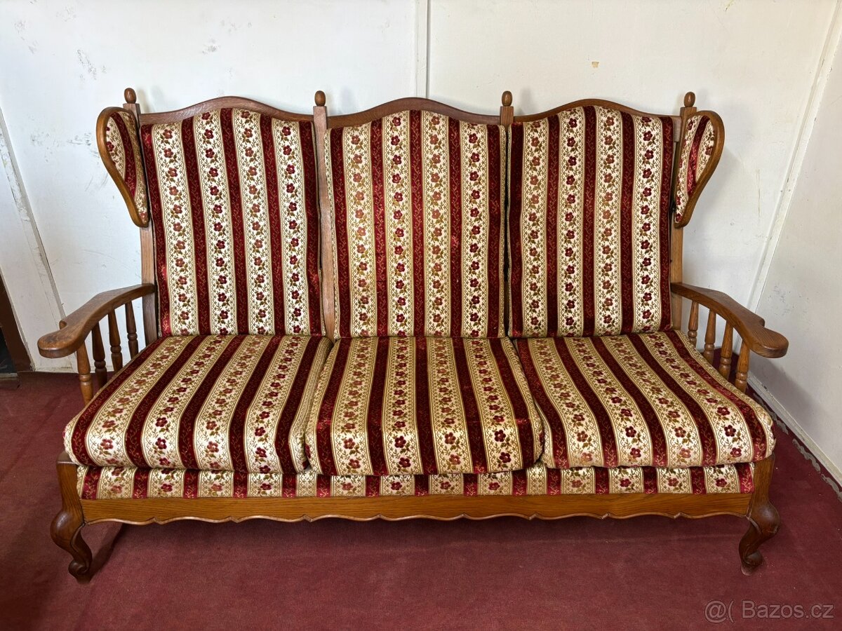 Starožitná sedací souprava 3+1+1 - 2