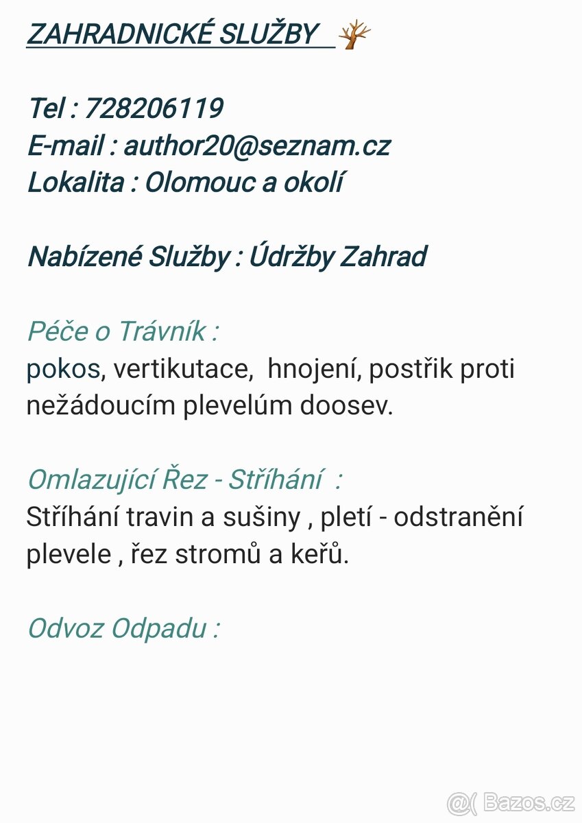 Zahradnické služby - 2