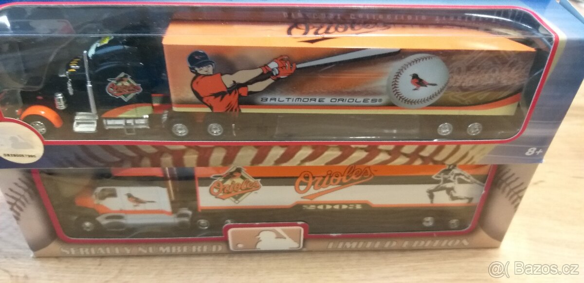 White rose, Fleer kamion, convoy, baseball - 2