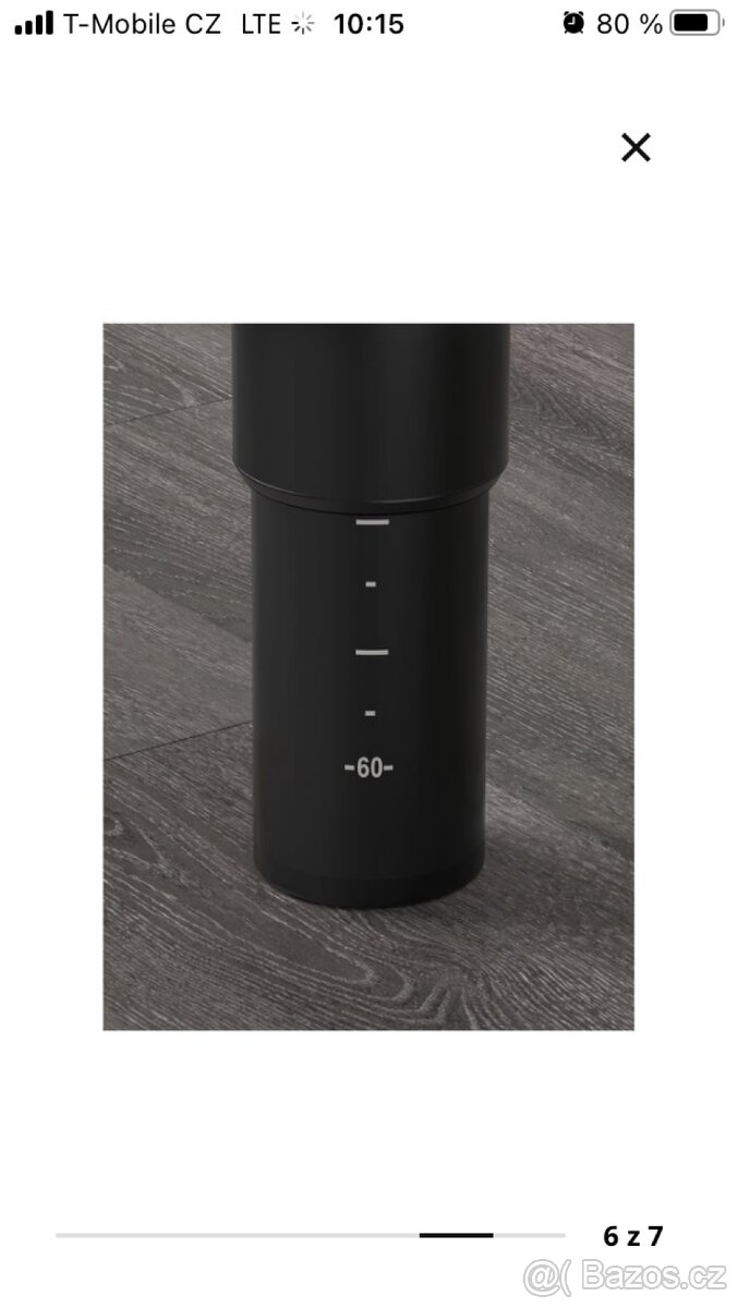 Nastavitelná noha OLOV, černá, 2 ks - IKEA - 2