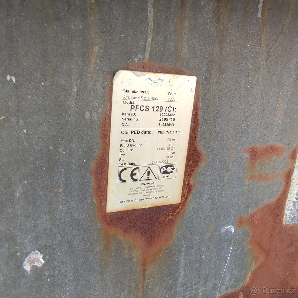 Chladič Alfa Laval PFCS 129 - 2