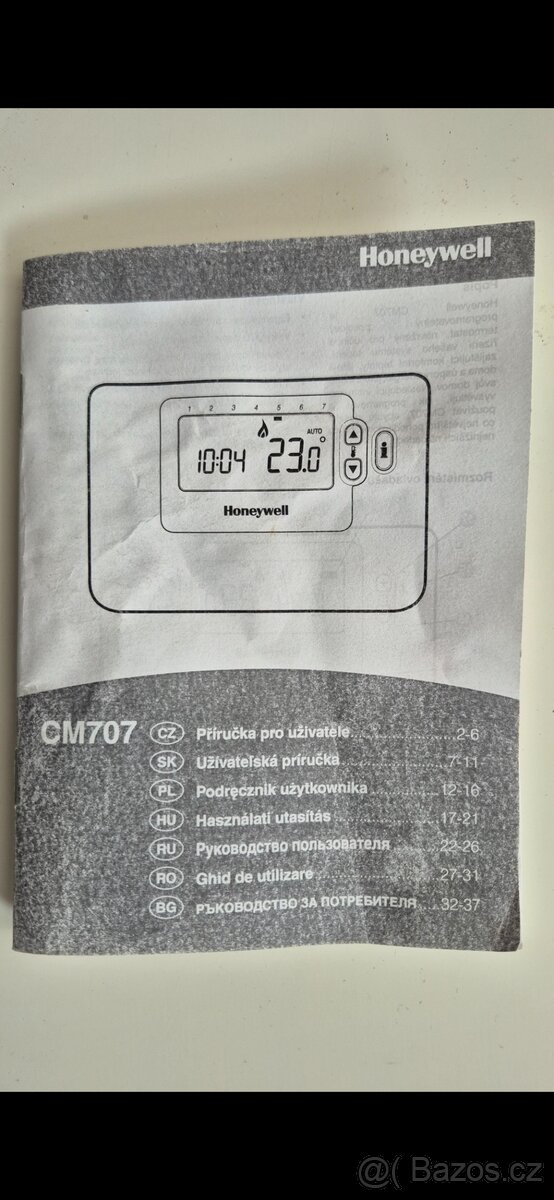 Honeywell CM707 termostat - 2