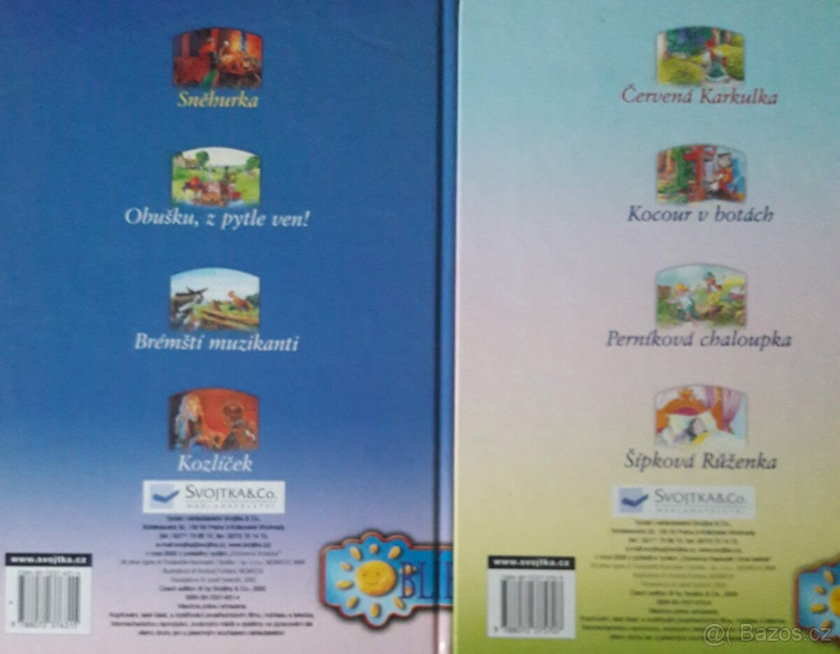 2 pohádkové knížky: Sněhurka + Červená karkulka - 2