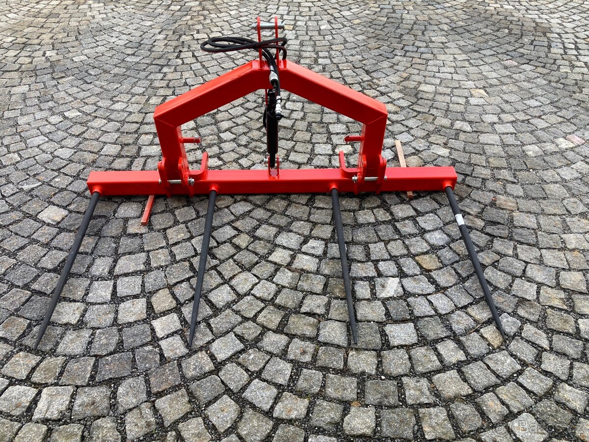 Nosič balíků-sklápěcí hroty/Špice na balíky/Vidle na balíky - 2