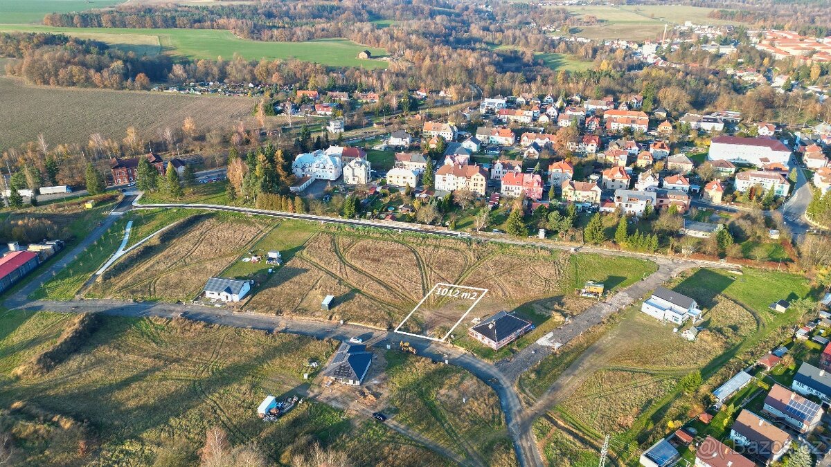 Prodej stavebního pozemku 1012 m² Mimoň - 2