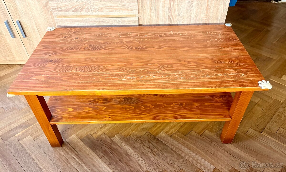 KONFERENČNÍ STOLEK Z MASIVU 120CM - 2